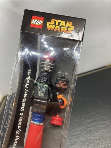 LEGO STAR WARS RETIRED 3107 Darth Vader Pen Writing System Mini Figure Torn Box - Picture 12 of 16