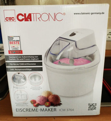 Eismaschine Clatronic ICM 3764, 1,5 Liter mit Kältespeicher