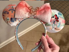 Disney Parks Epcot France World Showcase Mickey Ears Paris Headband 2025 US POST