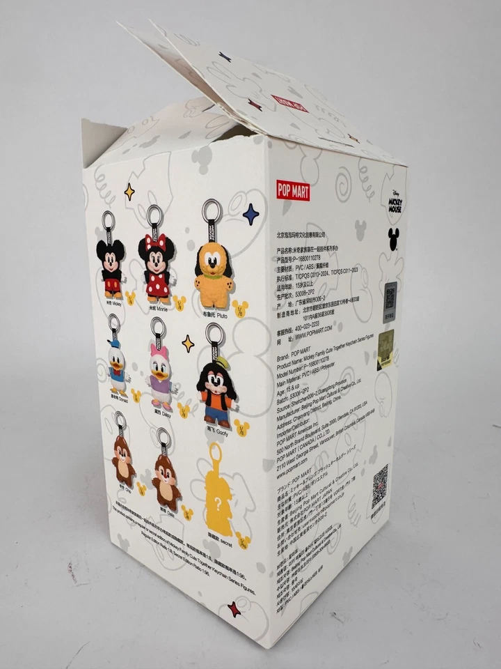 POP MART Mickey Family Lindo Llavero Juntos Serie Confirmada Figura Muñeco de Peluche Foto 4 de 4