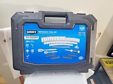 HART 140-Piece SAE/MM - 1/4 and 3/8-inch Mechanics Tool Set, Chrome Finish NIB