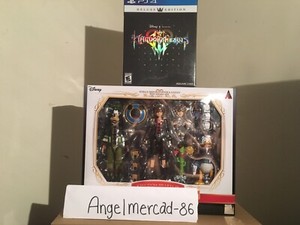 kingdom hearts iii 3 deluxe edition xbox one ps4 bring arts figures set (3)