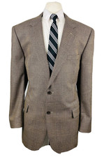 JOS A BANK Mens 46L Beige Soft Silk Camel Hair Blazer Sport Coat Suit Jacket