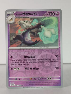Alolan Marowak - Journey Together - 057/159 - Reverse Holo - Uncommon - S
