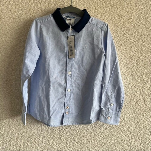 Jacadi Paris NWT Kids Boys Toddler Collared Button Down Shirt Size 4T