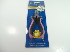 DARICE Wire Cutter Plier for Jewelry Making Soft Comfort Grip Handles Pink