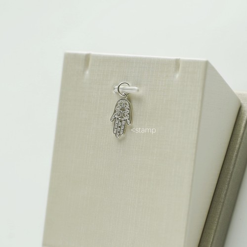 Sterling Silver Filigree Hamsa Hand of Fatima Necklace Bracelet Charm Pendant - Bild 4 von 7