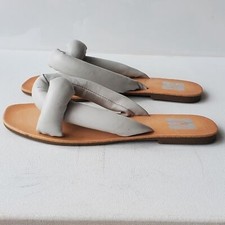 DV by Dolce Vita Joanna Knot Womens Lite Grey/Gray Sandals NWOB Size 7.5