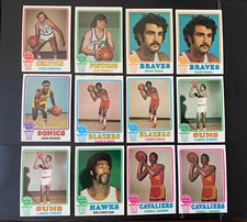 1973-74 1973 Topps Basketball Pick & Choose Set Break - Discounts on Multiple