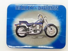Harley Davidson Motor Cycles Springer Softail Collectible Playing Cards with Tin