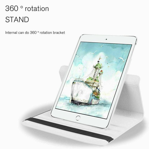 For iPad Mini 1 2 3 4 5 Case Cover Shockproof 360 Rotating PU Leather Stand - Picture 15 of 79