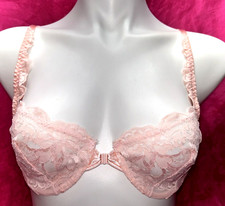 VTG Vintage Victoria's Secret Gold Label NWOT Bra Pink Satin Lace size 36B