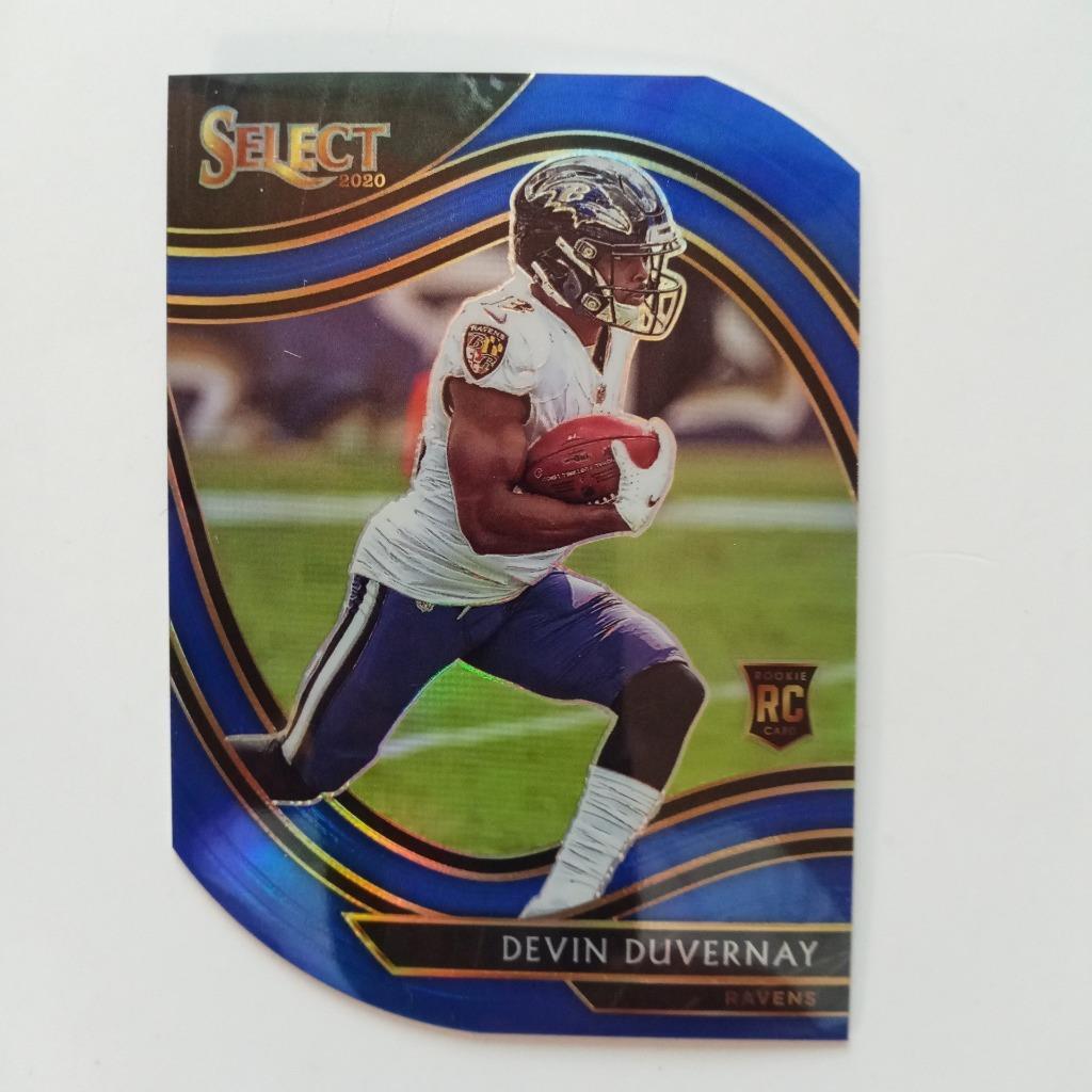 2020 Select Devin Duvernay Field Level Blue Die-Cut Prizm Rookie #377