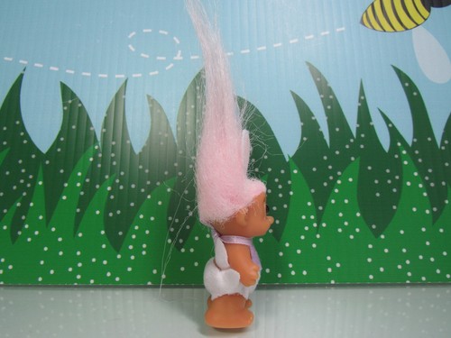 OSTERN STEHENDER BABYHASE - 2" Russ Troll Puppe - NEU IN ORIGINAL TASCHE - Bild 4 von 7
