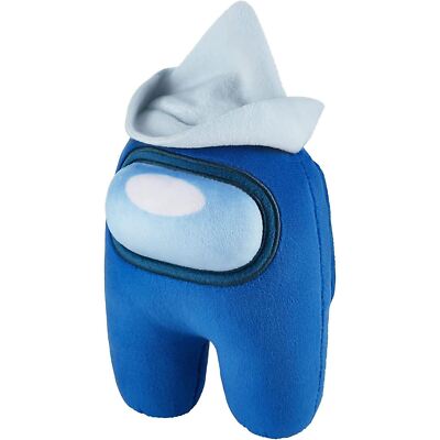 Among Us Plush Buddy Blue Crewmate White Sailor Hat 8'' Soft Doll Game P.M.I.