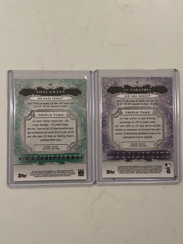 2013 Topps Triple Threads Baseball SP 4 Card Lot - Picture 2 of 4