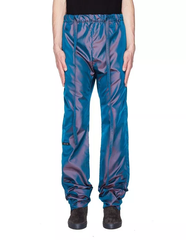Rare FEAR OF GOD Sixth Collection Iridescent Nylon Lounge Pants FOG sz S