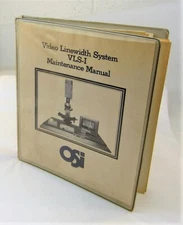 OSI Video Linewidth System VLS-1 Maintenance Manual 1987 Edition