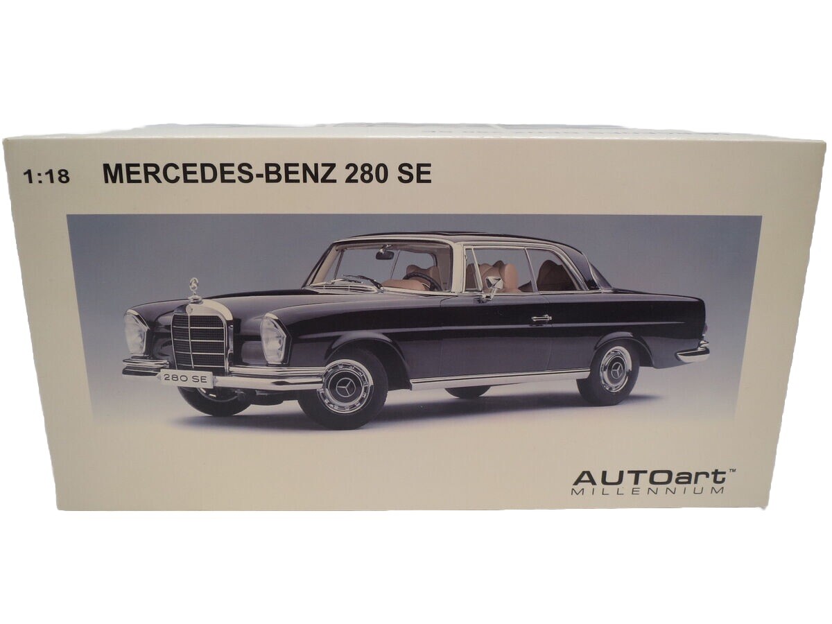 AUTOART 1968 Mercedes 280SE Coupe Black 1:18*Brand New AUTOART 1968 Mercedes 280SE Coupe Black 1:18*Brand New