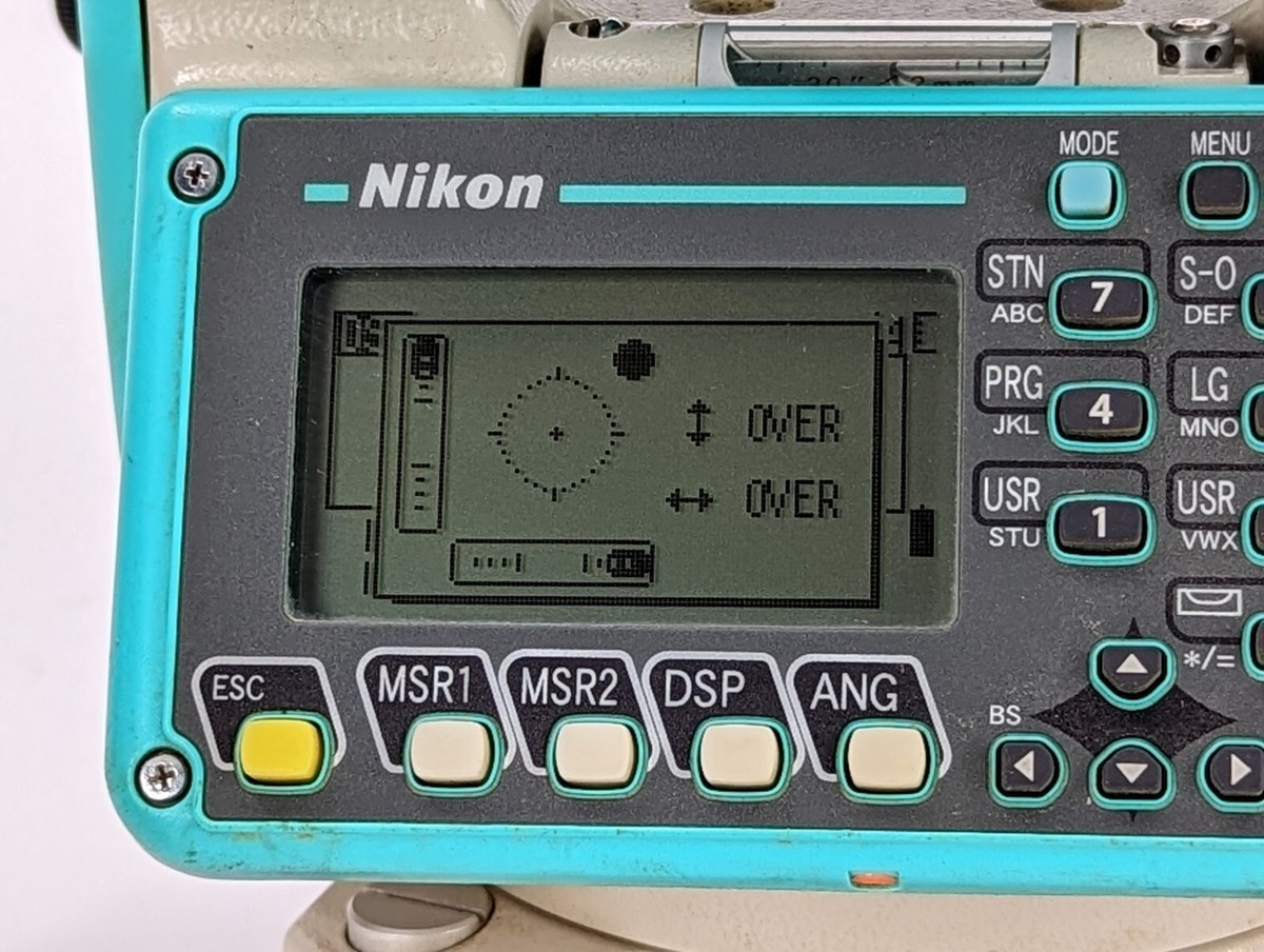 Nikon DTM-520 Total Station Surveying Instrument w/ Case Nikon DTM-520 Total Station Surveying Instrument w/ Case