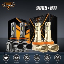 CANBUS Quad LED Headlight High Low Beam for Ram 1500 2500 3500 9005 H11 White