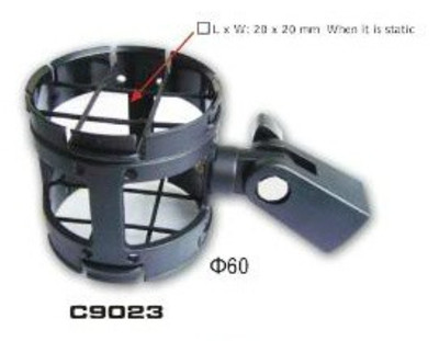 2 x Alctron C9023 Large Pencil Kondensator Mikrofon Shockmount Shock Mount 