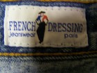 Ladies FRENCH DRESSING JEANWEAR PARIS Jean Skirt Size 16 EUC Back Kick Front Zip — photo 3
