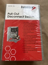 NEW Diversitech DDS-30 Pull-Out Disconnect Switch 30A Fusible NOS