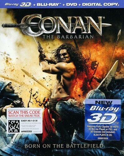 Conan the Barbarian (3D) [New Blu-ray 3D] With Blu-Ray, With DVD, Widescreen, - Afbeelding 1 van 1