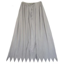 32" Gray Cape ~ HALLOWEEN SUPERHERO, MEDIEVAL, COSPLAY, COSTUME SAWTOOTH CAPE