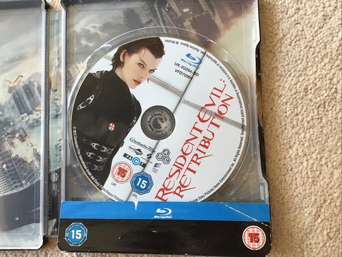 RESIDENT EVIL RETRIBUTION LIMITED EDITION BLURAY STEELBOOK - Picture 5 of 6