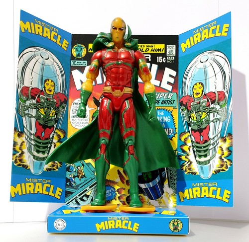 MISTER MIRACLE 6" Superhero DC Comic 15cm ACTION FIGURE on Custom Display - Picture 2 of 8