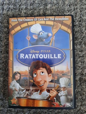 Ratatouille DVD Brad Garrett, Lou Romano, Patton Oswalt GOOD Disney Pixar 