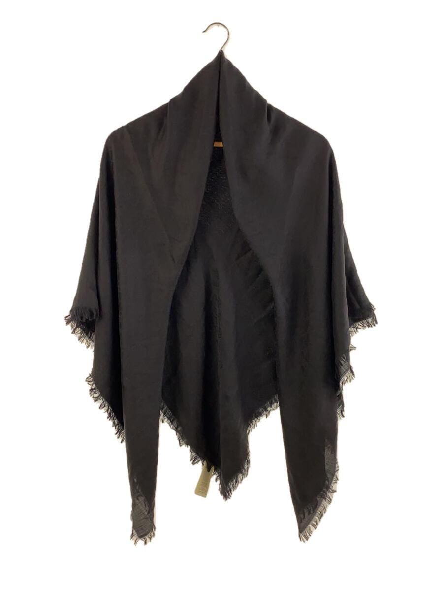 GUCCI Black Wool Scarf for Men, Model 387563 3G646