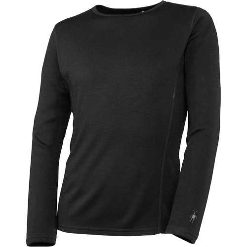 Smartwool T-Shirt Kids S Black 100% Merino Wool Long Sleeve Base Layer JDM2285 - Picture 4 of 10