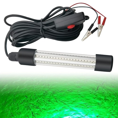 13W LED Tauch Angel Licht Unterwasser Nacht Fischfinder Lampe mit 5m Kabel - Bild 1 von 50