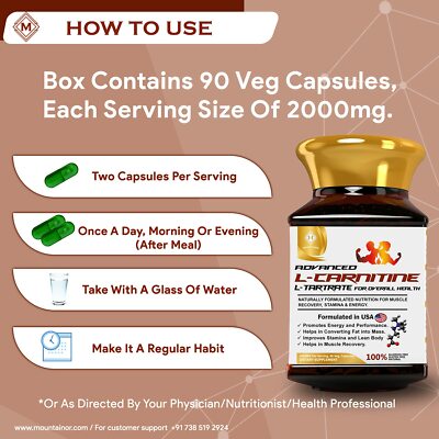 l carnitine l tartrate 2000mg L Carnitine Injectable 3-Pack Best Naturals L-Carnitine 1000mg (60 Tablets  Each) main image 1