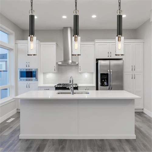 Uttermost Jarsdel 1 Light Industrial Mini Pendant in Sanded Black - Picture 9 of 9