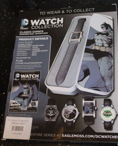 DC COLLECTION BATMAN WATCH HIGHLY COLLECTABLE (BRAND NEW) IN BOX WITH METAL CASE - Imagen 3 de 3