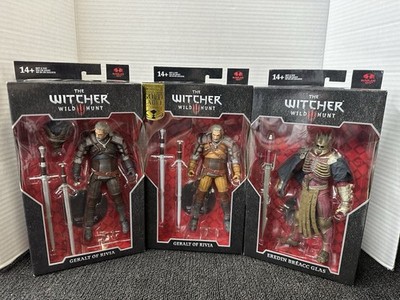 3 McFarlane The Witcher Gold Label Figure Geralt Of Rivia, GERALT, EREDIN BRE A9