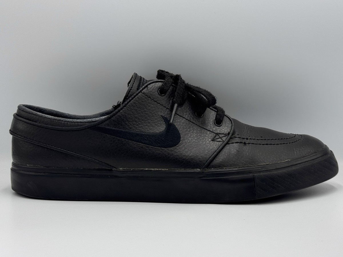 Nike Stefan Janoski ブラック スケートレザーシューズ Nike SB Zoom Stefan Janoski Mens 10.5 Sneakers Triple