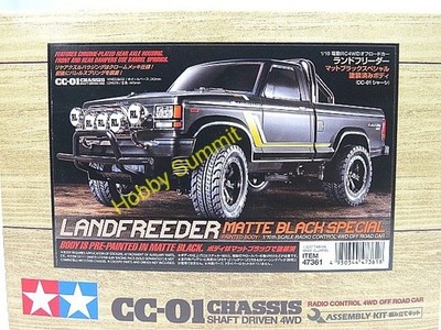 Tamiya 1/10 R/C 4WD  MATTE BLACK LANDFREEDER  Truck CC-01 Chassis Off-Road 47361
