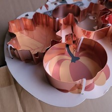 5 Pc. Fall Cookie Cutter Set / Stainless Copper Finish BAKESHOP By Masterclass