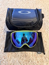 NEW OAKLEY FLIGHT TRACKER L SNOW GOGGLES FERN THERMAL PRIZM ARGON IRIDIUM LENS
