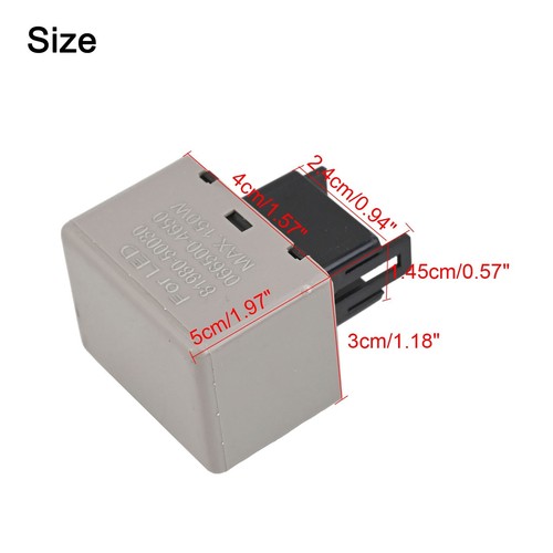 Compatible Flasher Relay for Toyota For Avensis and For Corolla 1997 2010 - Picture 2 of 12