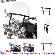Windscreen Windshield Mount Bracket Fit For Harley Heritage Softail Deluxe 00-17