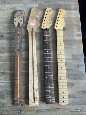 Vintage Guitar Neck Lot Fender Squier Stratocaster Floyd Rose Gibson 6200 SLM