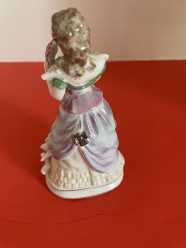 Vintage Porzellan verziert 6 Zoll Mann & Frau viktorianische Figuren - Bild 6 von 22