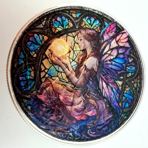 Butterfly Fairy with Magic Orb  - American Silver Eagle 1oz Gift Dollar Coin