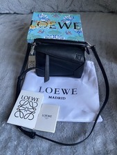 LOEWE Puzzle Edge Handtasche Leder Echt Vinta...